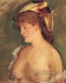 裸の胸を持つ金髪の女性 印象派 エドゥアール・マネ